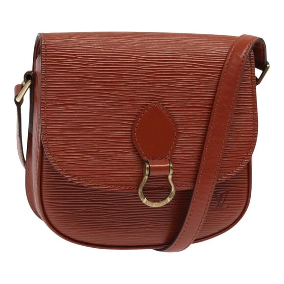 LOUIS VUITTON Epi Saint Cloud PM Shoulder Bag Brown M52213 - Picture 1 of 16